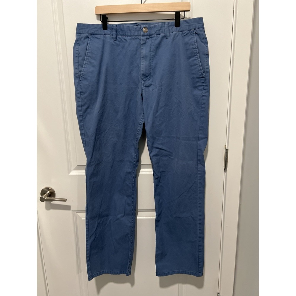Bonobos Pants Mens 38X32 Blue Chinos Khakis Straight Leg